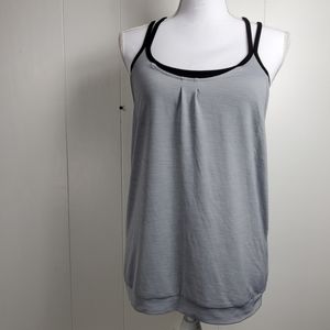 Athleta built in bra tank top size small